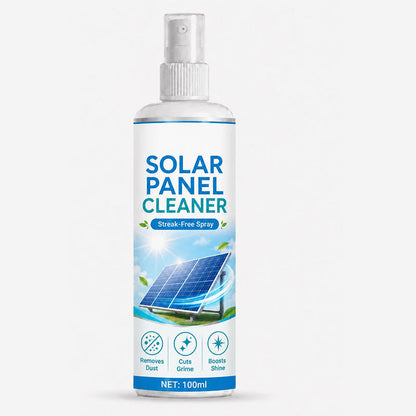 🛒 50 % RABAT NU! ☀️ Avanceret rengøringsspray til solcellepaneler – Effektiv fjernelse af snavs og bedre energiudbytte – Brugervenligt produkt til udendørs brug 💧