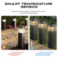 ☀️ 💡 Solcelledrevet afisningslampe – intelligent temperatursensor, miljøvenlig, trådløs og vejrbestandig🌨️