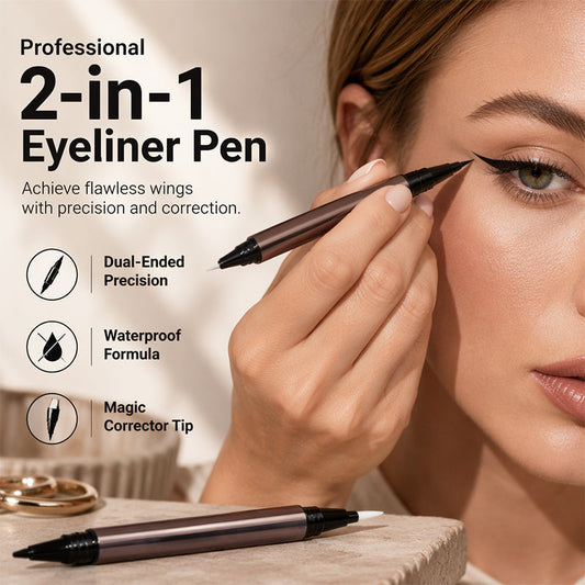 2-i-1 vandfast eyeliner med magisk concealer ✨