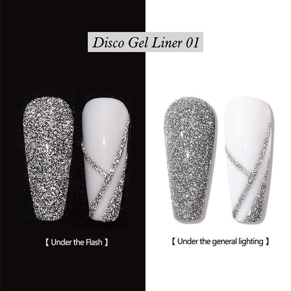 💅50 % RABAT – BLITZTILBUD | Reflekterende glitter-gel-neglelak til konturer