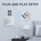 Smart Voice Control USB Air Conditioner Remote with 7-Color Nightlight