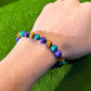 Armbånd med perler af natursten