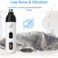 🎃Halloween Deal 40% OFF!🐾Low-Noise Rechargeable Pet Nail Grinder – 2-Speed Claw Care for Dogs & Cats