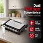 Elektrisk sandwichpresser og panini-maskine med 180 graders flad grillplade
