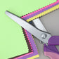 Pinksaks i Hærdet Rustfrit Stål – Mikro-tandet Klinge – Glider Gennem Denim, Silke, Læder & Mere – Ergonomisk Håndtag – Til Søm, Quilting & Håndværk ✂️🧵✨