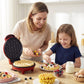 🧇50 % RABAT NU! Mini-vaffeljern til nem morgenmad, kompakt vaffeljern med non-stick-belægning, bærbar morgenmadsmaskine til hjemmet til hjemmelavede sprøde vafler