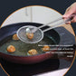 🍳 TIDSBEGRÆNSET KØB ÉN, FÅ ÉN GRATIS-TILBUD 🍃 2-i-1-sigteklemme i rustfrit stål — filter med fint net og tang, olieaftapning