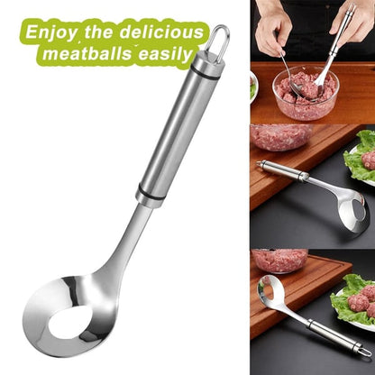 🥳2026 STOR UDSALG🥳💞Over 50.000 solgt! 🥩🍴 50 % RABAT! Kødbolleske – non-stick, skovler og dræner i ét. Ikke flere snavsede hænder – perfekte kødboller på få sekunder! – et uundværligt køkkenredskab! 🎁✨