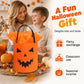 Halloween-slikspand med lys