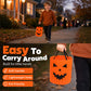 Halloween-slikspand med lys