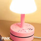 Sengebordslampen med stikkontakter og USB-porte