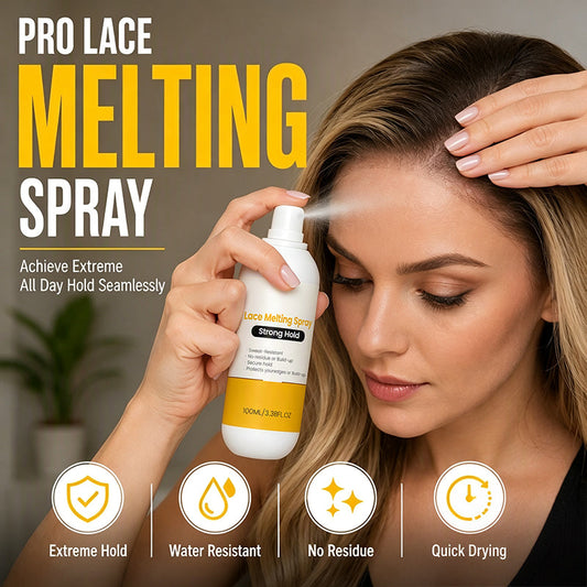 Strong Hold-spray til at smelte blonder