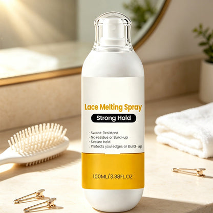 Strong Hold-spray til at smelte blonder
