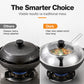 Stainless Steel Splash-Proof Pot Lid with Glass Window