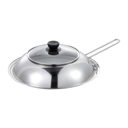 Stainless Steel Splash-Proof Pot Lid with Glass Window