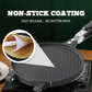 🔥50 % RABAT NU! Non-stick stegepande til dobbelt brug med to sider – vendbar stegepande til komfur til pandekager, ristet brød, bøffer og vaffelrør, nem at vende non-stick køkkenplade
