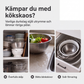 🥗 3-delt sammenklappeligt dørslagssæt med afdrypningsunderlag – pladsbesparende køkkendørslag til frugt, pasta og grøntsager