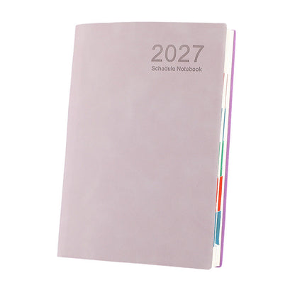 2027 Minimalistisk dagbog til daglig planlægning