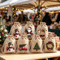 🎁2026 New Arrivals 50% OFF💥Christmas Drawstring Gift Bags – Rustic Burlap X‑mas Sack Pouches, Santa Snowman Reindeer Print, Reusable Holiday Candy Treat Bags for Gift Wrapping & Party Favors