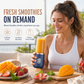 🥤 LIMITED-TIME 50% OFF ✨ Portable Rechargeable Juicer Cup — 6 Blades, 400ml, Fresh Smoothies On the Go