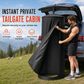 Udendørs camping-telt med omklædningsrum og privat toilet til én person🚗⛺🚿