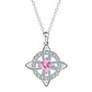 Elegant Celtic Knot Witch Knot Pendant Necklace