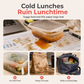 🍱 Insulated Lunch Bag: Keeps Food Hot, Aluminum Film Lining, Water-Resistant Oxford, 5 Colors