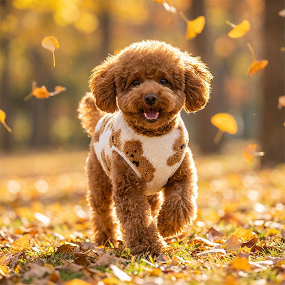 ⏳50 % rabat i en begrænset periode⏰Sød vest til kæledyr med plysforing🐶🧥