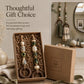 Decorative Beaded Towel Hanger with Wooden Ring