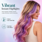 💇‍♀️ Farvede, glatte clip-in-hårstykker | Hurtigt monterbare, glatte clip-in-hårforlængelser – ingen lim nødvendig