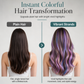 💇‍♀️ Farvede, glatte clip-in-hårstykker | Hurtigt monterbare, glatte clip-in-hårforlængelser – ingen lim nødvendig