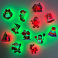 LED-juleklistermærker til væggen