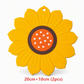 I form af solsikker og lotusblomster, tykke, varmebestandige dækkeservietter og bordskånere