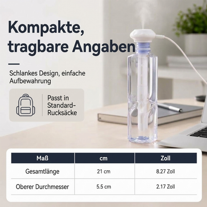 💨 Kompakt, bærbar USB-luftfugter