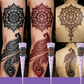 🎨50 % RABAT✍️Komplet 3-farvet henna-tatoveringssæt til at lave midlertidige tatoveringer