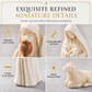 Miniature Resin Nativity Scene Figures for Dollhouse DIY Accessories and Desktop Micro Landscape Decoration
