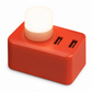 Mini bærbart USB-LED-nattelys