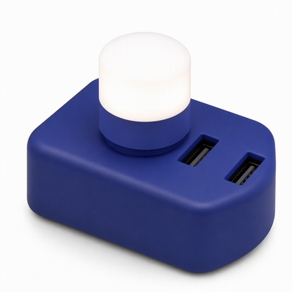 Mini bærbart USB-LED-nattelys