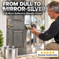 🎨 Vandbaseret sølvfarvet metallic-maling til renovering af metal