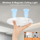 🔥Op til 50 % rabat i dag💡Loftslampe med bevægelsessensor og 3 lysindstillinger – genopladelig, magnetisk, trådløs
