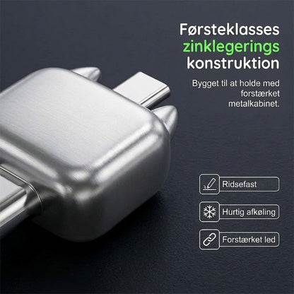 Bærbar, fuldt opladet automatisk afbryder